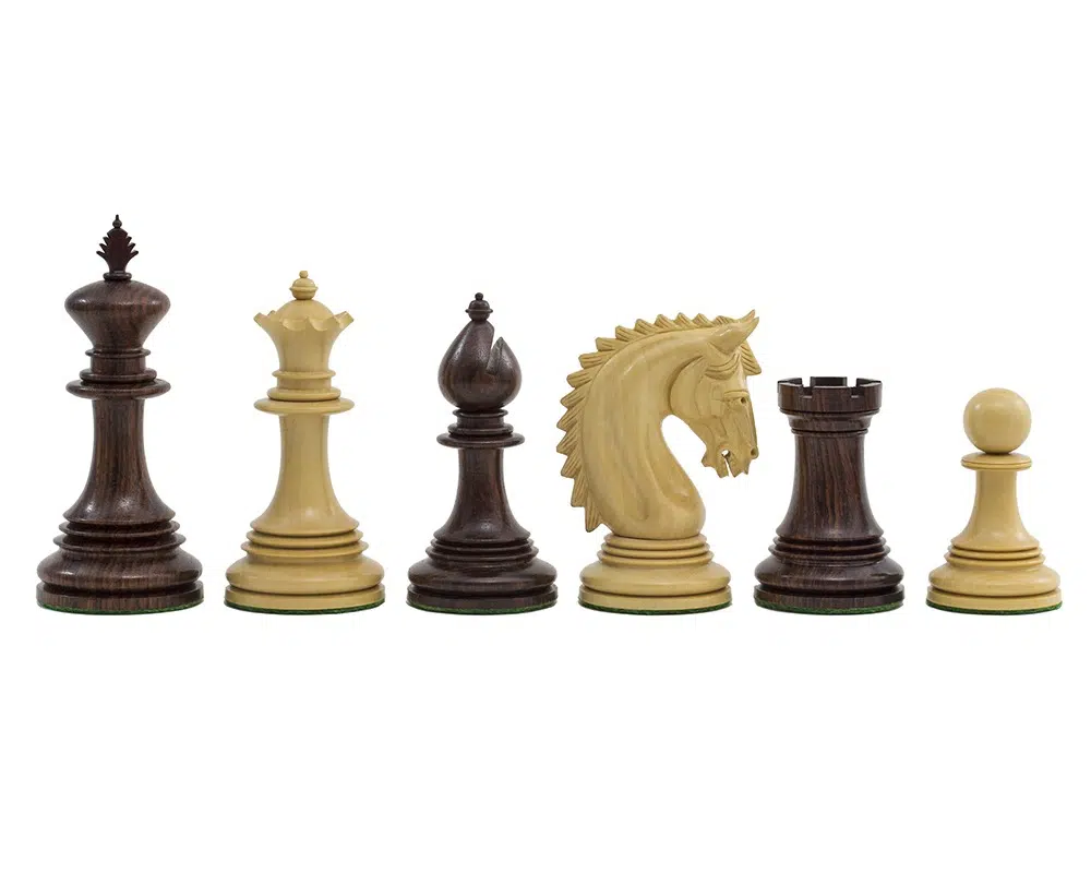 Jeu d'Echecs Lemington en Bois de Rose