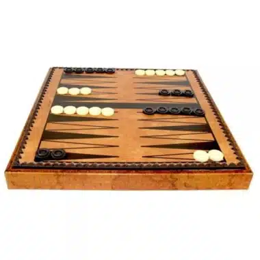 Ensemble Mort-Vivant III Echiquier en Similicuir Ancien Monde Avec Rangement et Jeu d'Echecs en Résine Peint à la Main – Image 23