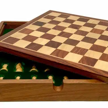 Ensemble Magnétique de Voyage avec Compartiment Rangement en Bois – Image 4