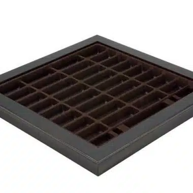 Coffret de rangement avec compartiments pour pièces d'échecs en métal