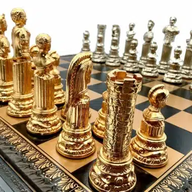 Ensemble Empire Romain VI Echiquier avec Rangement et Jeu d'Echecs – Image 3