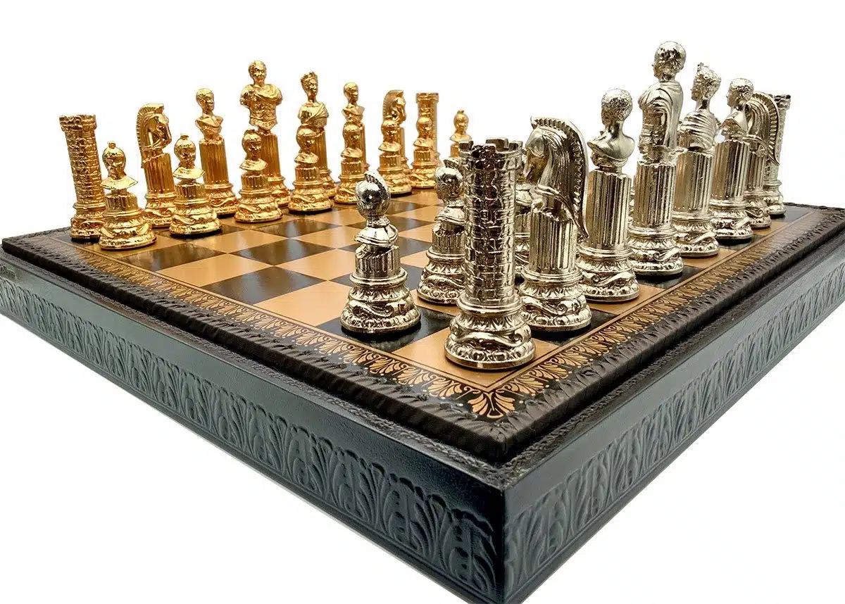 Ensemble Empire Romain VI Echiquier avec Rangement et Jeu d'Echecs – Image 4