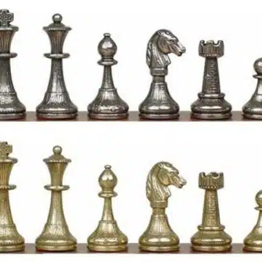 Jeu d'Echecs en Métal Mignon Flower – Image 5