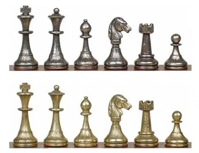 Jeu d'Echecs en Métal Mignon Flower – Image 5