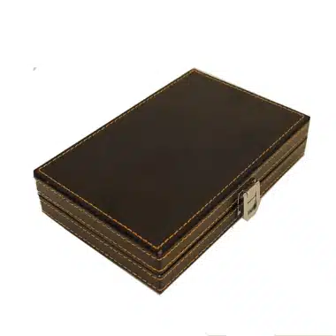 Jeu de Cartes avec Coffret en SImilicuir – Image 2