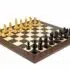 Ensemble "Frankfurt Grand" Echiquier en, Bois de Wenge & Jeu d'Echecs en Bois de Buis