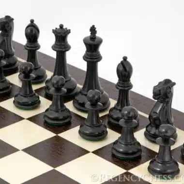 Ensemble "Victoria" Echiquier, Jeu d'Echec en Bois