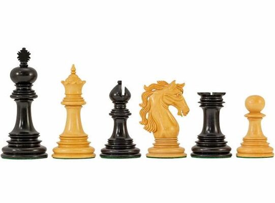 Jeu d&rsquo;Echecs Constantine en Bois d&rsquo;Ebène