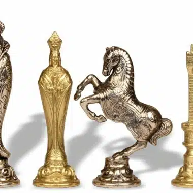 Ensemble Florentine Renaissance III et Echiquier sur Pied Tiroir de Rangement – Image 5