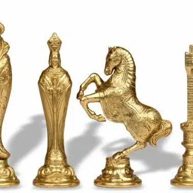 Ensemble Florentine Renaissance III et Echiquier sur Pied Tiroir de Rangement – Image 7
