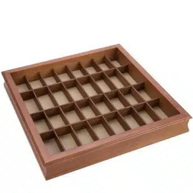 Jeu d'Échecs Staunton - Échiquier en Bois et Albâtre avec Rangement Intégré & Pièces en Métal – Image 15