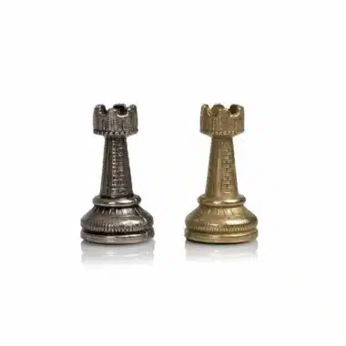 Jeu d'Échecs Cute Flowered - Échiquier et Jeu de Dames en Similicuir & Pièces en Métal – Image 9