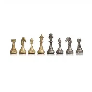 Jeu d'Échecs Cute Flowered - Échiquier et Jeu de Dames en Similicuir & Pièces en Métal – Image 7
