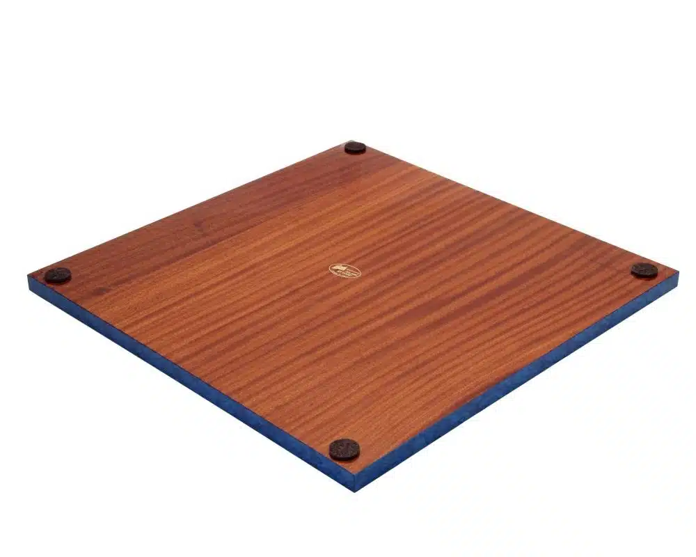 Jeu d'Échecs Garde Française - Échiquier en Bois d'Érable et de Bruyère Bleu & Pièces en Laiton Massif – Image 13