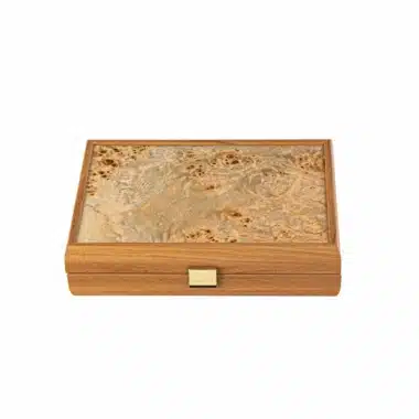 Set de Domino - Coffret en Bois de Loupe de Lupo