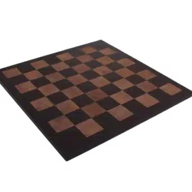Jeu d'Echecs Staunton en Métal & Échiquier en Cuir Véritable – Image 6