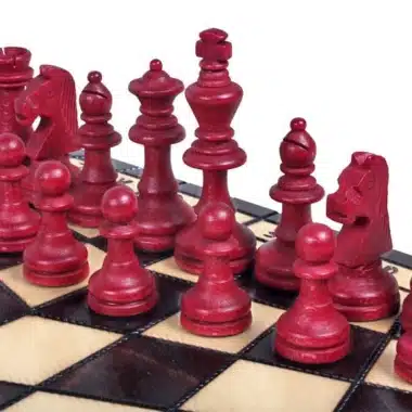 Jeu d'Echecs Trois Joueurs en Bois – Image 4