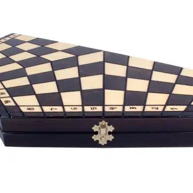 Jeu d'Echecs Trois Joueurs en Bois – Image 10