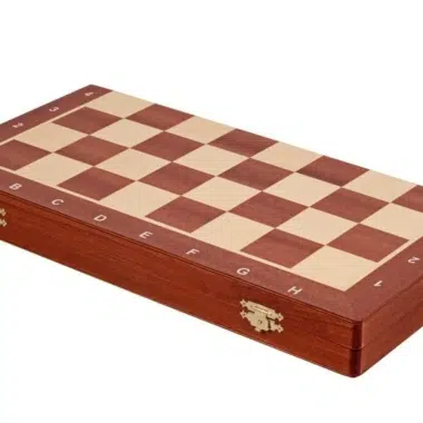 Echiquier et Jeu d'Echecs en Bois avec Rangement – Image 6