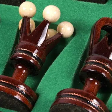 Echiquier et Pieces Echecs en Bois Pliant – Image 8