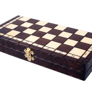 Pieces Echecs et Plateau de Jeu en Bois Pliable – Image 5