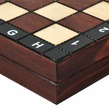 Jeu d'Echecs Etudiant en Bois avec Rangement – Image 10