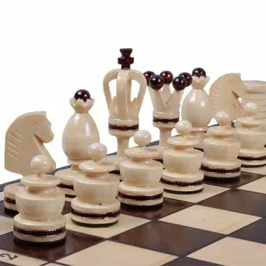 Echiquier et Pieces Echecs en Bois Pliant – Image 4