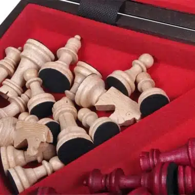 Jeu d'Echecs Trois Joueurs en Bois – Image 7