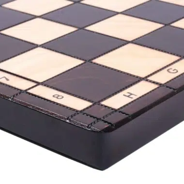 Grand Jeu d'Echecs et Plateau de Jeu Pliant en Bois avec Rangement – Image 9