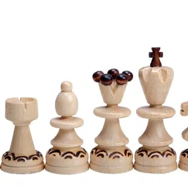Jeu d'Echecs Pliable en Bois – Image 7