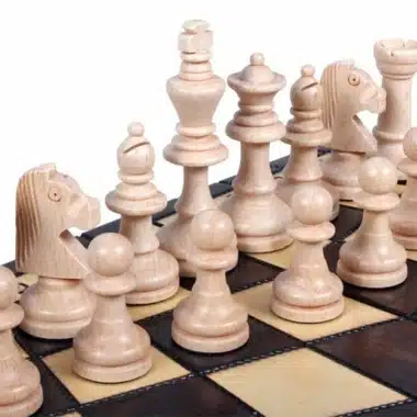 Jeu d'Echecs Trois Joueurs en Bois – Image 6