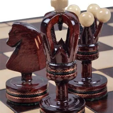 Echiquier et Pieces Echecs en Bois Pliant – Image 7