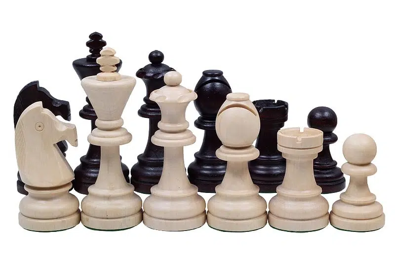 Jeu d'Echecs et Echiquier Pliable en Bois avec Rangement – Image 7