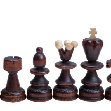 Jeu d'Echecs Pliable en Bois – Image 6