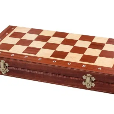 Pieces Echecs et Plateau de jeu Pliable en Bois – Image 6
