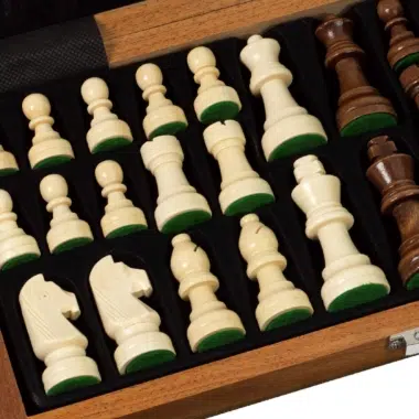 Petit Jeu d'Echecs en Bois Economique – Image 5
