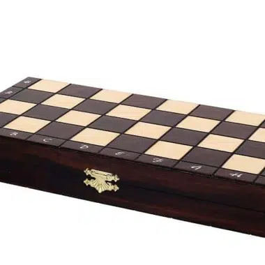 Jeu d'Echecs de Voyage en Bois Pliable – Image 5