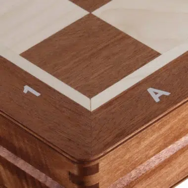 Echiquier en Bois Pliable et Pieces Echecs Staunton en Bois avec Rangement – Image 8