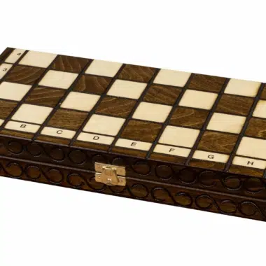 Jeu d'Echecs en Bois Pliant avec Rangement – Image 7