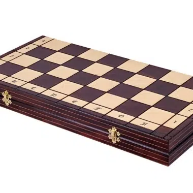 Jeu Echecs et Echiquier Geant en Bois Pliant – Image 9