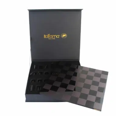 Jeu d'Echecs Cylindrique et Echiquier en Plexiglas avec Rangement – Image 5