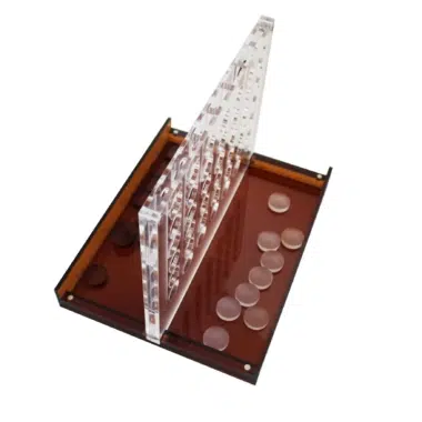Jeu de Societe Puissance 4 Original en Plexiglas Orange – Image 4