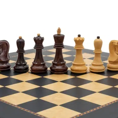 Jeu d'Echec et Echiquier en Bois 'Le Jeu de la Dame' – Image 5