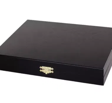 Boite de Rangement en Bois pour Jeu d'Échecs