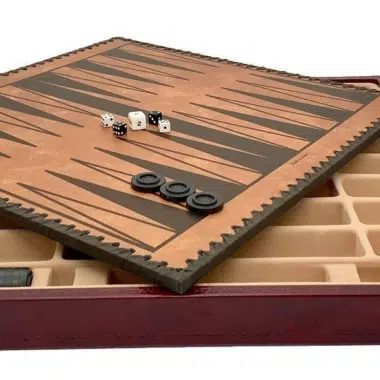 Ensemble Jeu d'Échecs Napoléon et Échiquier en Similicuir avec Compartiments de Rangement – Image 7