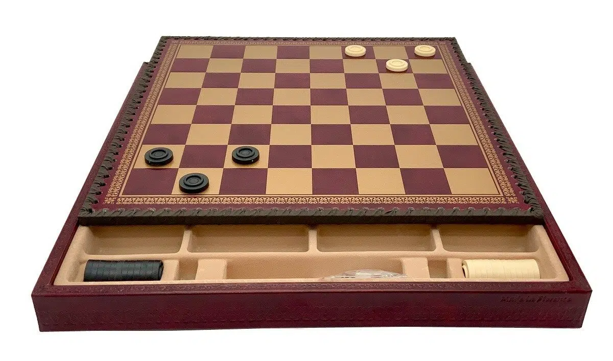 Ensemble Jeu d'Échecs Napoléon et Échiquier en Similicuir avec Compartiments de Rangement – Image 8