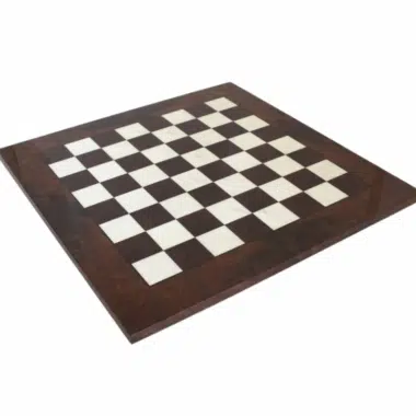 Ensemble Jeu d'Échecs Staunton en Laiton Massif et Échiquier en Bois de Noyer Finition Brillante – Image 5