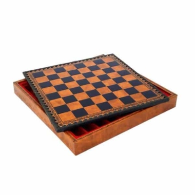Ensemble de Jeu d'Echecs sur le Thème de la Guerre de Troie - Pièces Peintes à la main et Echiquier en Similicuir 48x48cm – Image 13