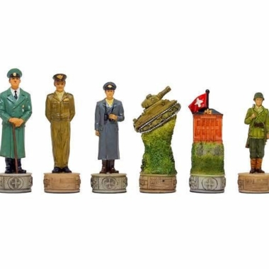 Ensemble de Jeu d'Echecs Seconde Guerre Mondiale - Roosevelt vs Hitler – Image 4