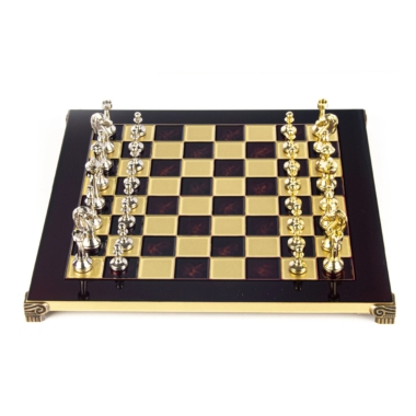 Ensemble de Jeu d'Échecs Staunton en Métal avec Coffret de Rangement – Image 28